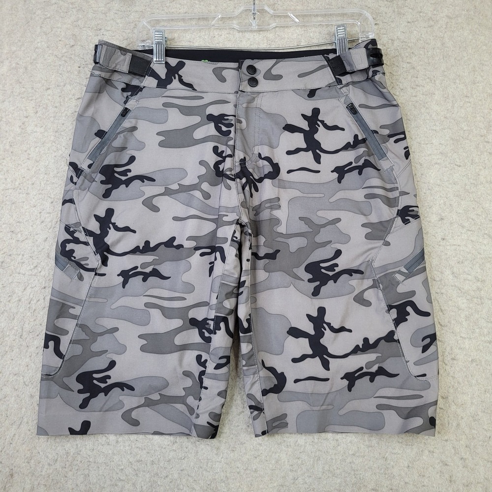 Zoic Camo Mountain Biking Shorts Sz  L Mens Cargo No Liner Cycling Lightweight